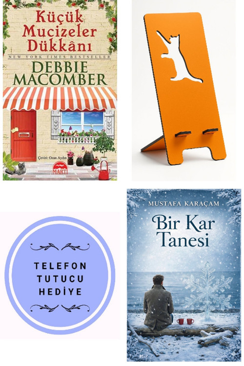 Küçük Mucizeler Dükkanı - Debbie Macomber + Telefon Tutucu + Bir Kar Tanesi