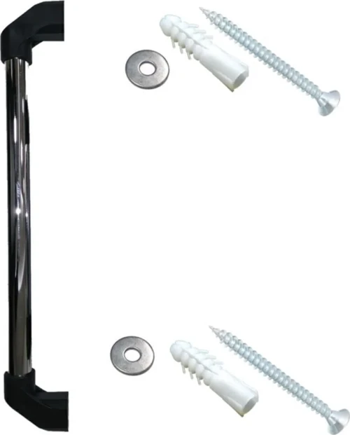 Metal Sabit Engelli Yaşlı Hasta Tutamağı Krom Kaplama Tutunma Barı 50 Cm
