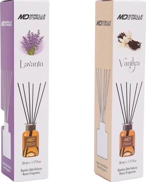 AKLLI85 Yuvarlak Şişe Bambu Oda Kokusu 50 ml HMNGO87879