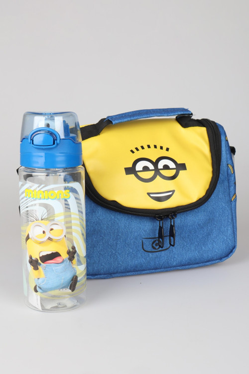 x Dekomus Lisanslı Banana Mood Collection Termoslu Beslenme Çantası ve 500 ML Matara Seti