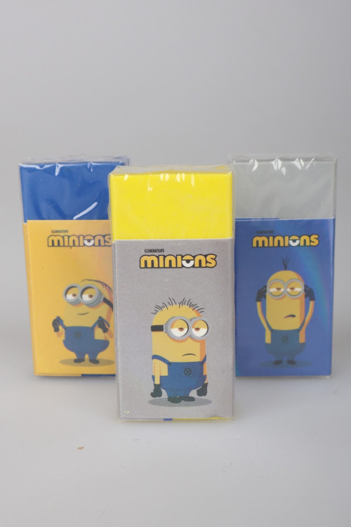 x Dekomus , Lisanslı Minions 2 Adet Silgi