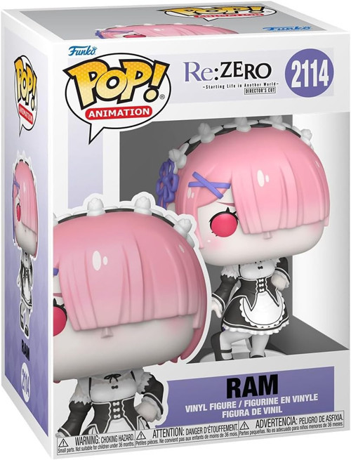 Pop! Animasyon: Re: Zero - Ram - Vinil Koleksiyon Figürü - Hediye Fikri - Resmi Ticari Ürünler