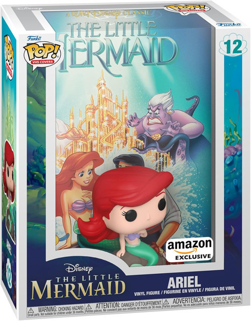 Pop! Vhs Cover: Disney - Ariel - The Little Mermaid - Arielle - Deniz Kızı - Amazon'A Özel - V