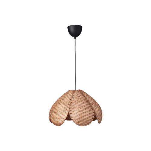 Sarkıt lamba , rattan-siyah, 45 cm