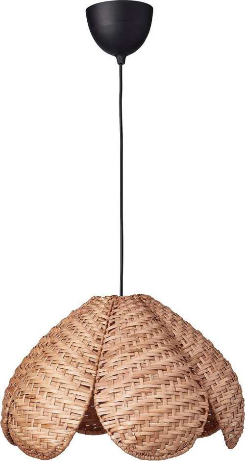 Sarkıt lamba , rattan-siyah, 45 cm