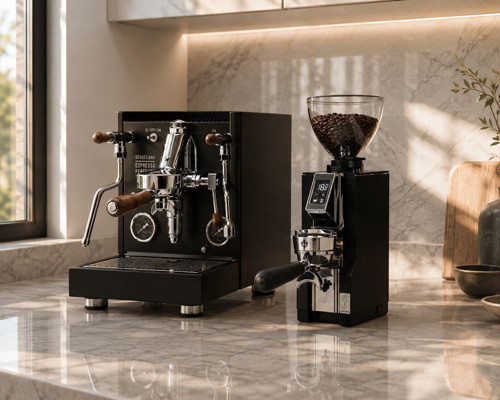 New Sebastiano PID Black Fast Heat & Eureka Libra 65 All Purpose Kahve Öğütücüsü Set
