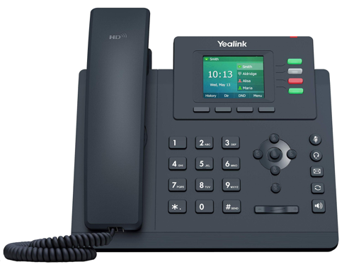 YEALINK SIP-T33G, Masaüstü, Kablolu IP TELEFON, Siyah, 2.4" Renkli Ekran, 2xGigaBit Ether