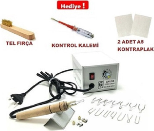Ahşap Yakma Dağlama Makinesi 16 Uçu Set