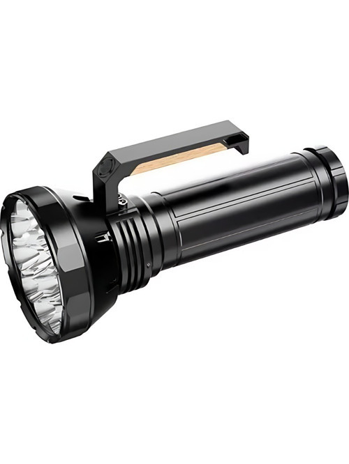 W5220-2 Ultra Güçlü Fan Soğutmalı 48000 Lümen El Feneri 21700MAH Güneş Enerjili Solar Lamba