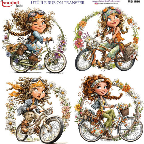 Ütü ile Rub On Transfer Kağıdı 30x30cm RB-550