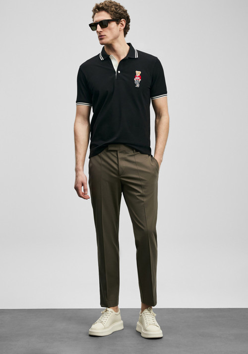 Sam Smart Erkek Chino Pantolon Slim Fit Toprak