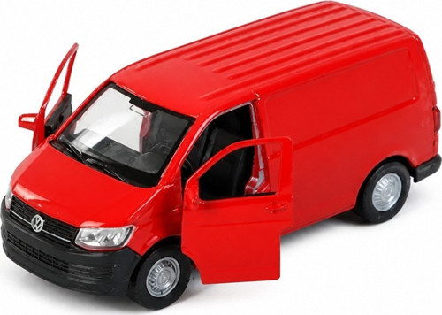 Welly Volkswagen Transporter T6 Van 43762 Kırmızı 1:34–1:39 Diecast Model Araç