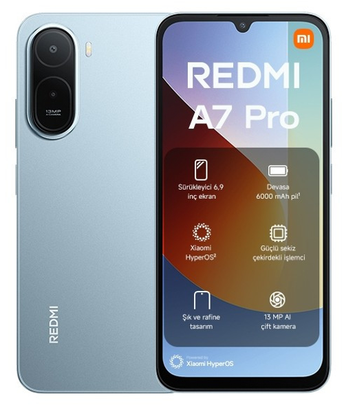 Redmi A7 Pro 128 GB 4 GB Ram (Xiaomi Türkiye Garantili) Mavi