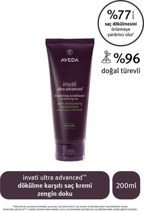 İnvati ultra advanced dökülme karşıtı saç kremi: zengin doku 200ml