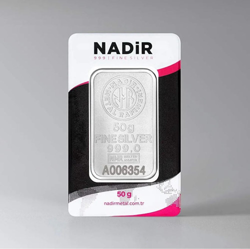50 Gram Gümüş Külçe 999.9