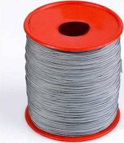 Bs Polyester Plise Sineklik Ipi Açık Gri 1.2 Mm 500 Metre