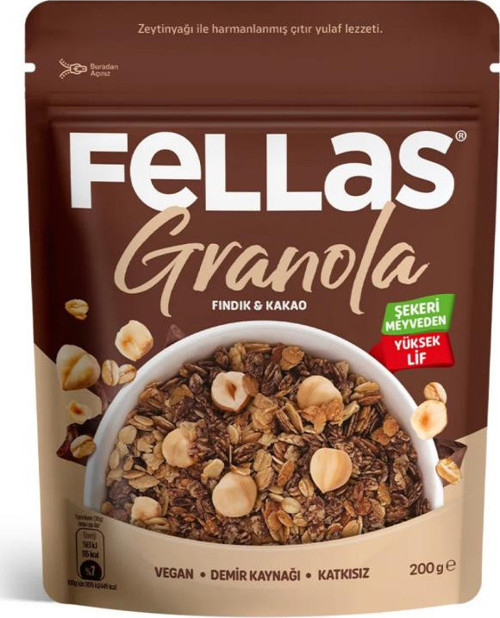 Granola Fındık & Kakao 200gr
