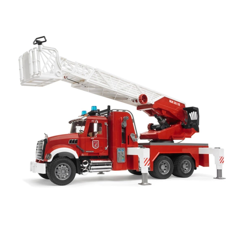 MACK Granite 1:16 İtfaiye Aracı – Su Pompalı Döner Merdivenli