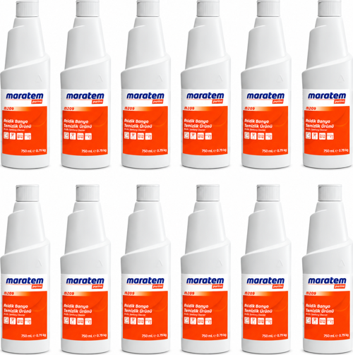 M209 Asidik Banyo Temizlik Ürünü 750 ml 12 Adet