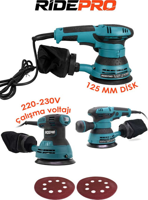 EKSANTİRİK ZIMPARA MAKİNESİ 125 MM 350 W