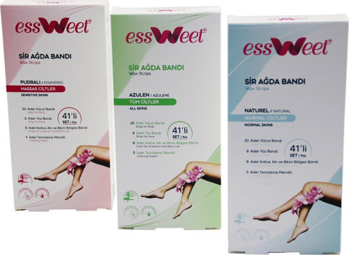 Sir Ağda Bant Set 41 Adet 8 Yüz 20 Vucut 5AD.T.MENDİL 8 K.Altı Bant Bandı - 18'li Paket