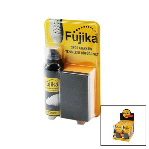 -1470 Spor Ayakkabı Temizleme Köpüğü Set 125ml Sünger + Köpük - 12'li Paket