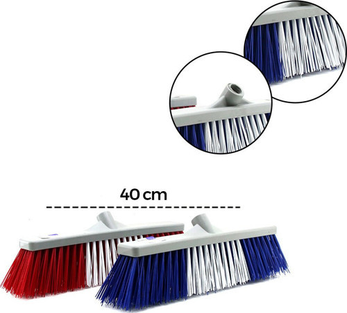 Günsan Plastik Çalı Fırçası 40cm Kıl Boyu 8.5cm 021 040 Sert Bahçe - 12'li Paket