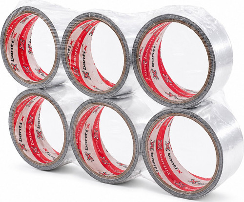 Hasbant HAS-0004 Alüminyum Folyo Soba Bantı 40MMX4mt Bandı- 6'li Paket