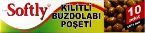 Buzdolabı Poşeti 10 Adet Orta Kilitli - 100'li Paket