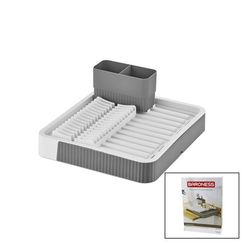 BRNS-10569 Bulaşıklık Plastik 51.5x35.5cm 32.5cm X 35.5cm Sürgülü - 4'li Paket