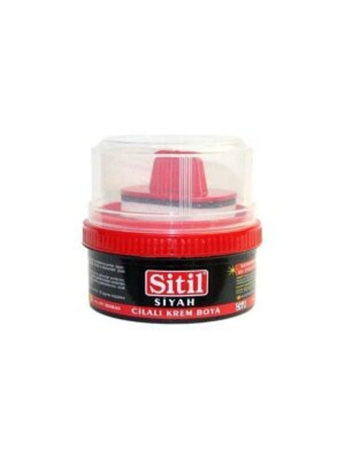 Sitil Krem Ayakkabı Boyası 175ml Siyah - 12'li Paket