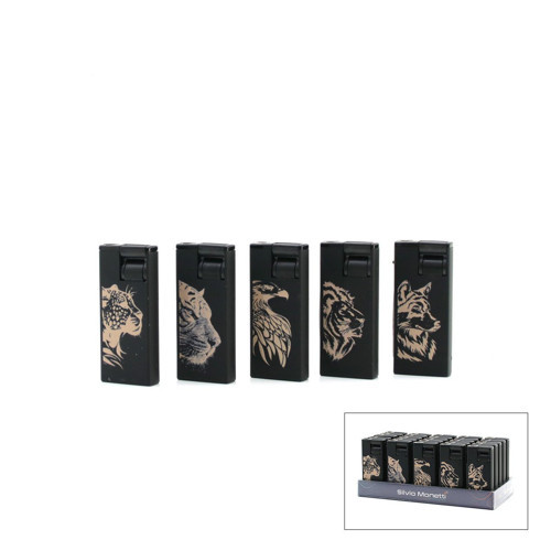 SM-222P Pürmüz Çakmak Rüzgar Mix Hayvan Desen F - 25'li Paket