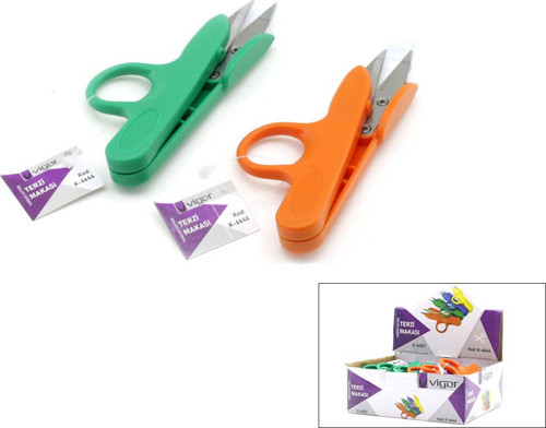 Vigor K-6646 Terzi Tekstil İplik Makası - 12'li Paket