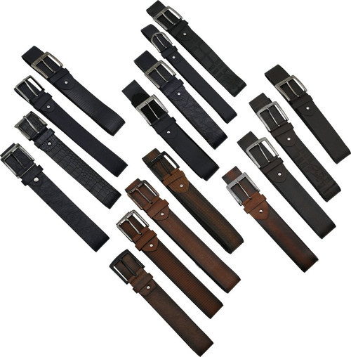 İbico KMR-500 Pantolon Kemeri Siyah A.Kahve K.Kahve Lacivert - 20'li Paket