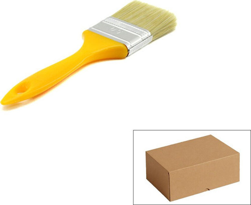Günsan Boya Fırçası 50mm NO-2 001 520 Standart Kestirme Sarı Saplı - 12'li Paket