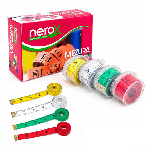 Real Özs ÖZS-8888 Şerit Mezura Mezro 1.5mt Plastik - 12'li Paket