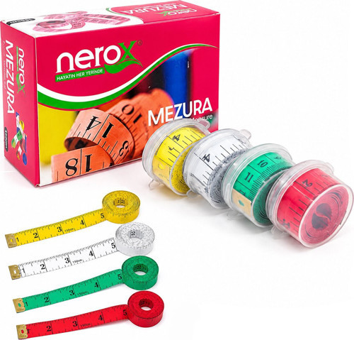 Real Özs ÖZS-8888 Şerit Mezura Mezro 1.5mt Plastik - 12'li Paket