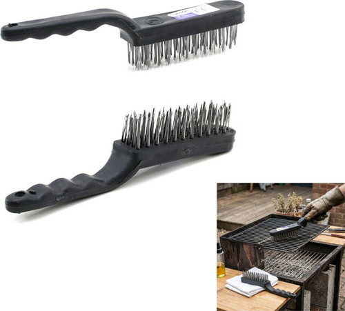 Günsan Metal Fırça NO-4 008 040 Plastik Saplı Tel - 12'li Paket