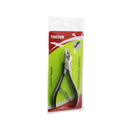 NO-8168 Metal Manikür ve Pedikür Tırnak Et Pensi Büyük Cuticle Nipper - 12'li Paket