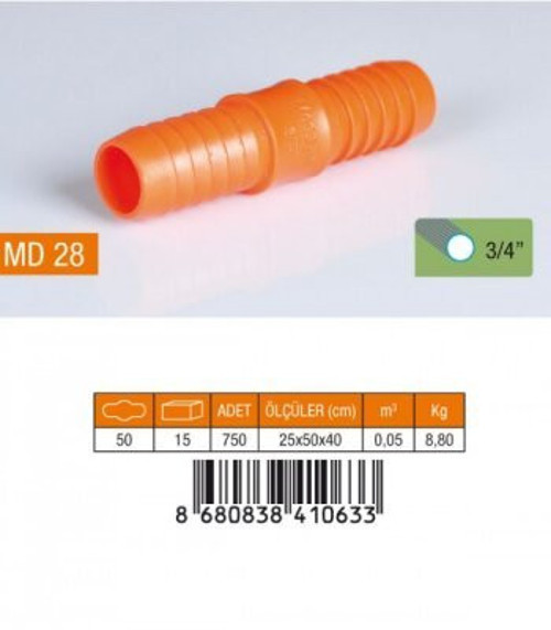 MD-28 Normal Hortum Eki 3/4 - 50'li Paket