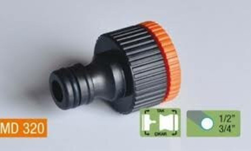 MD-320 Musluk Bağlantı Adaptörü Dişi 1/2-3/4 - 100'li Paket