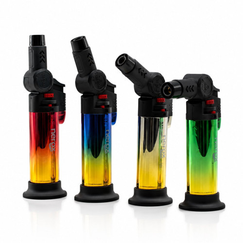 NRX-9305 Çakmak Kamp Torch Pürmüz Nargile Metalize Oynar Başlı Doldurulabilir Ayakda Durabilir - 12'li Paket