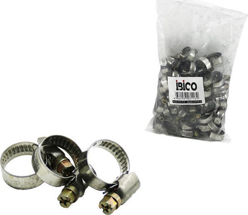 İ13-113 Metal Hortum Kelepçe 13-19mm Tork Ayarlı Ayarlanabilir Klips - 50'li Paket