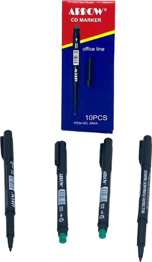 Cd Marker Kalemi Siyah - 10'li Paket
