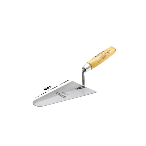 DMAX-4770 Ahşap Saplı Çelik Sıva Mala 18cm - 12'li Paket