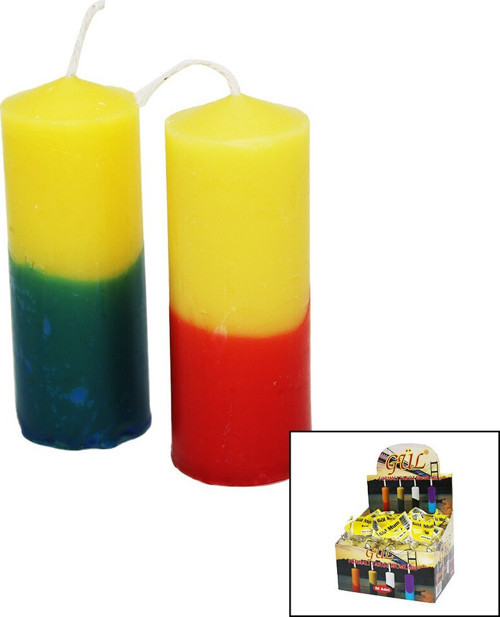 Gül CANDLES-101 Takoz Mum Taraftar Mum - 20'li Paket