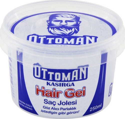 Ottoman Kasırga Saç Jölesi 250ml Şeffaf Extra Sert - 24'li Paket