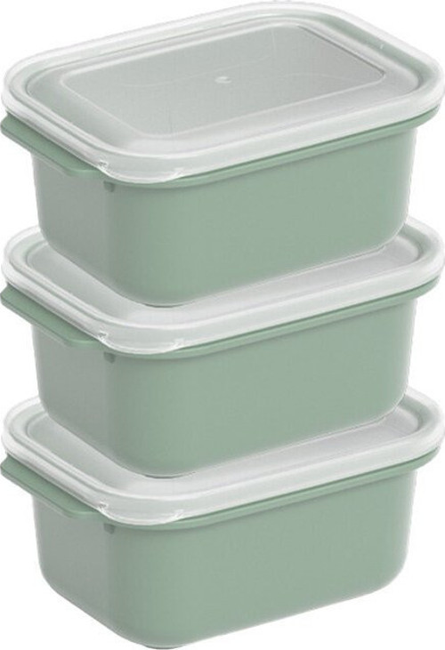 Dünya DP-31261-999 Easy Keep Saklama Kabı 3 Adet 500ml D.Dörtgen Şeffaf Kapak Renkli Plastik - 12'li Paket