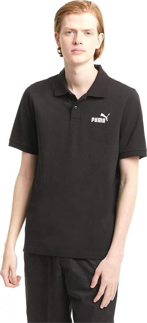 ESS Pique Polo Black Erkek T-Shirt