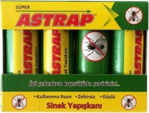 Astrap Kapsül Sinek Yapışkanı 4 Adet Güve S.Sinek Uçan Tüm Haşereler - 24'li Paket